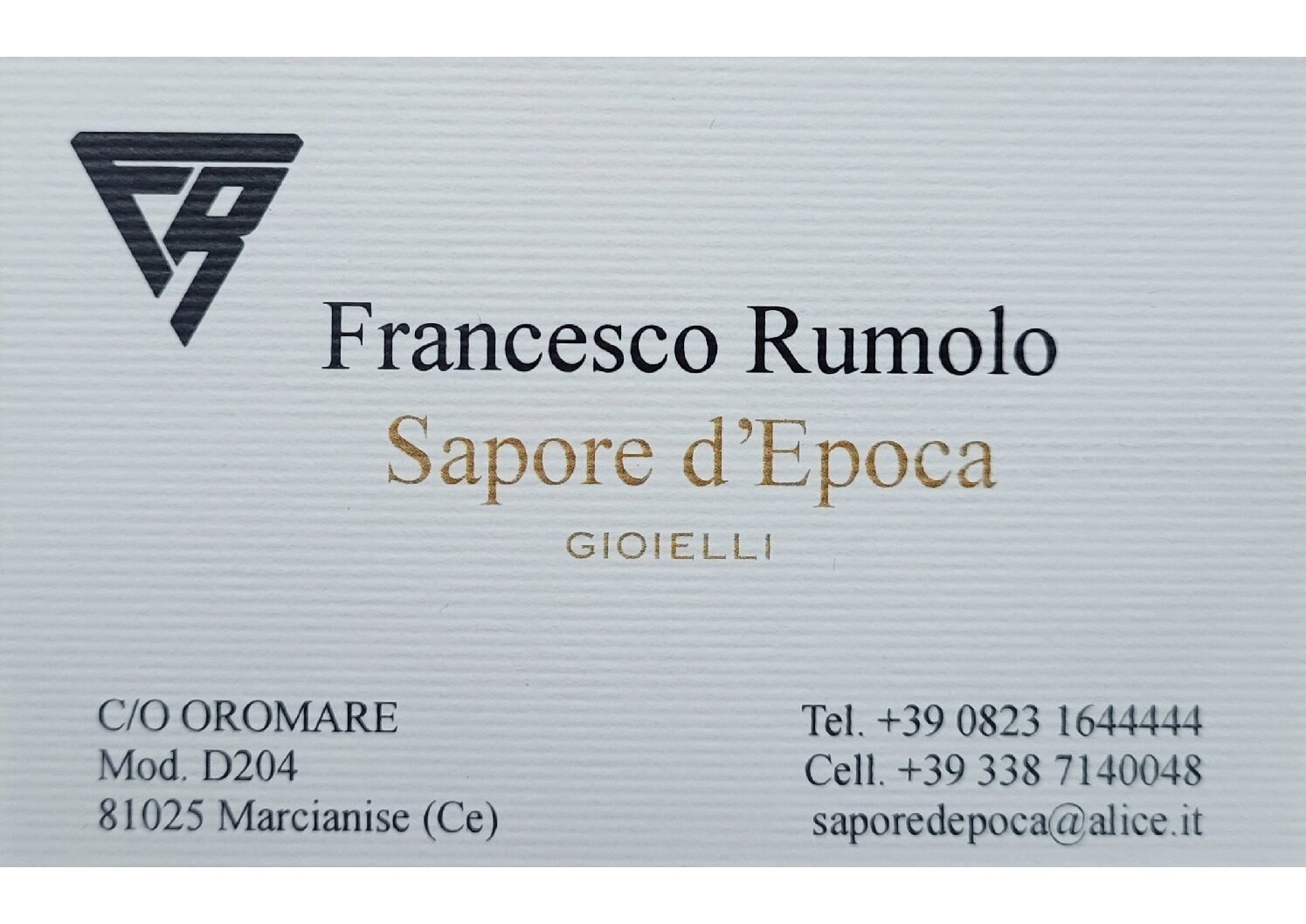 1 1 pdf - Sapore d' Epoca S.r.l. - Oromare